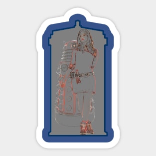 Clara Oswald Asylum of the Daleks Sticker